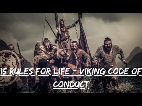 15 Rules For Life - Viking Code of Conduct