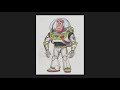 Toy Story Official Art Creating Buzz Lightyear