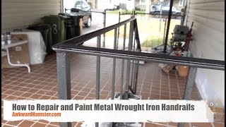 How to Repair and Paint Metal Wrought Iron Handrails