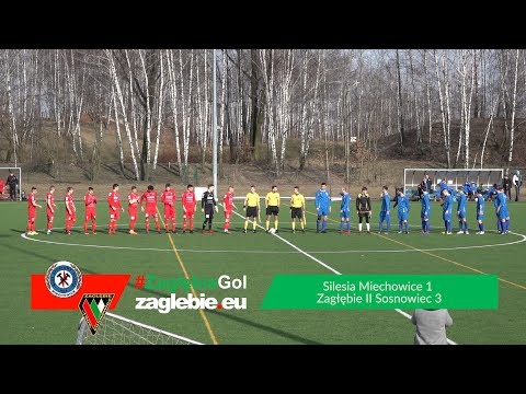 Bramki z meczu Silesia Miechowice - Zagłębie II Sosnowiec (1:3)