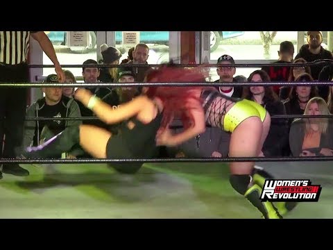 Veda Scott takes Sonya Strong down with an Ace Crusher | Women's Wrestling Revolution