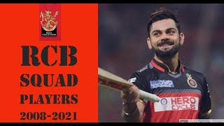 RCB SQUAD (2008-2021)