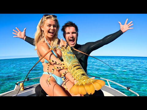 Monster Lobster Catch & Cook - You Wont Believe The Size!