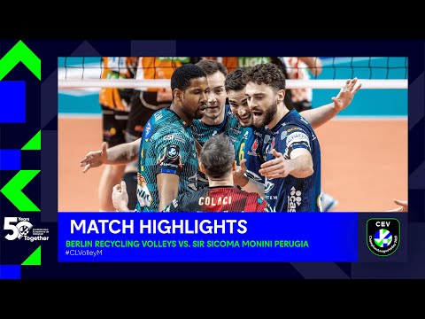 Highlights | BERLIN Recycling Volleys vs. Sir Sicoma Monini PERUGIA | CEV CL Volley 2023