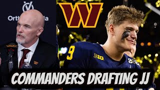 Why The Commanders Will Draft JJ McCarthy #2 Overall & SHOCK Everyone!? 2024 NFL Draft