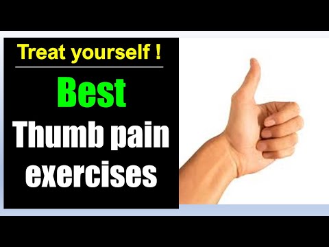 De-quervain-Tenosynovitis-Syndrom-Reha-Behandlungsübungen: Daumenschmerzbehandlung