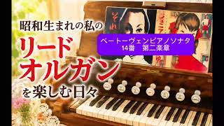 Download lagu ベートーベン／「月光」 第2楽章 ピアノソナタ第14番 Op.27-2🎹リードオルガン演奏 mp3