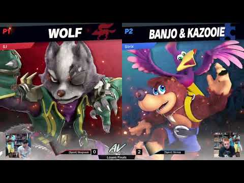 SSBU @ BattleGroundz - Losers Finals: Skajoosh (Wolf) vs Strixia (Banjo/R.O.B)