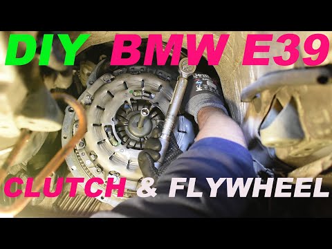 BMW E39 Clutch and Flywheel Replacement DIY (520i, 523i, 525i, 528i, 530i...)