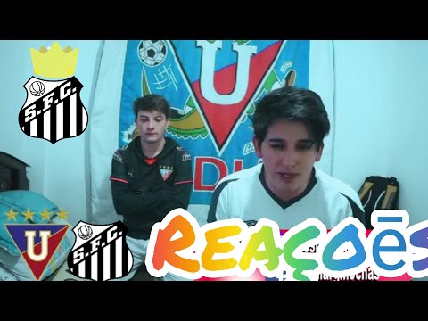 LDU 1 X 2 SANTOS  Reaçoēs dos gringos