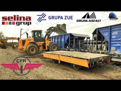 Lucrări Quick Wins 👷‍♂️🚧🚂 Încărcare Piatră în Vagoane în Halta Livada - 03 Martie 2025