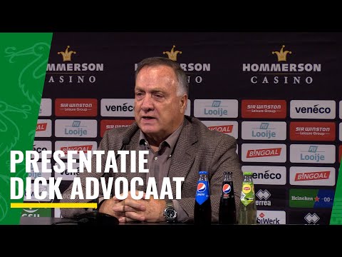 Persconferentie presentatie Dick Advocaat