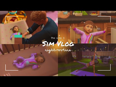 Family night routine | | The Sims 4 Vlog🌙