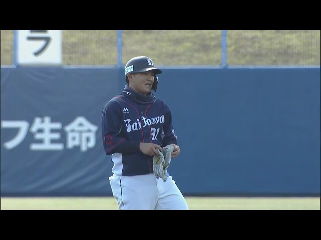 【ライオンズ春季キャンプ】ライオンズ・佐藤 紅白戦でタイムリー!! 2020/2/17