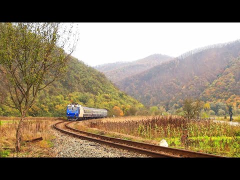 Locomotiva GM 1138 aka Andrew la tracțiunea R 4044 Baia Mare-Jibou iese din Defileul Someșului