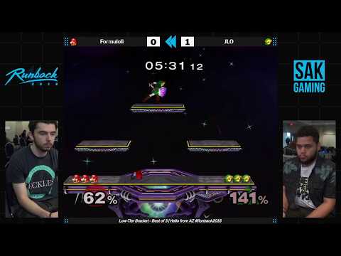 Runback 2018 Low Tier Singles - The Formuoli (Ganondorf) vs JLO (Link)
