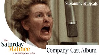Company: The Making Of Original Cast Recording (1970 Documentary)