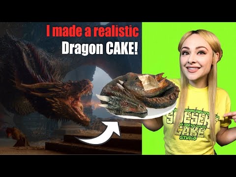 How to Make an EPIC Realistic Dragon CAKE! | GoT