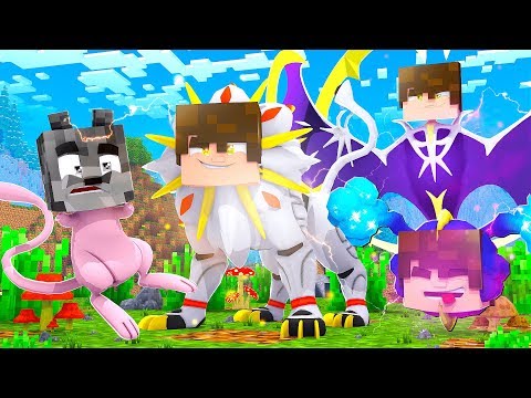 EVOLUÇÃO pra POKÉMON SOLGALEO ou LUNALA chegou no MINECRAFT