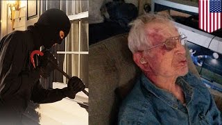 Cowards pistol whip 94-year-old WWII veteran before tying him up in home invasion