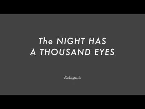 The Night Has A Thousand Eyes chord progression - Jazz Backing Track Play Along The Real Book