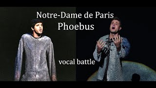 Notre-Dame de Paris Phoebus vocal battle (Patrick Fiori vs Martin Giroux)