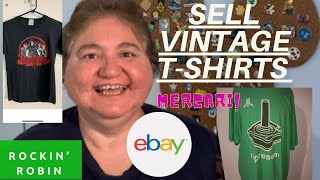 Selling Vintage T-Shirts on eBay & Mercari - tips & secrets #eBay #mercari #eBayresellers