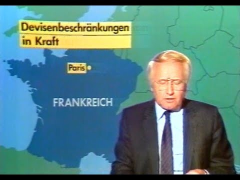 ARD 29.03.1983 - Tagesschau, Ansage zu Bananas, GEZ Spot, Programmtafeln