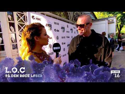L.O.C. på den røde løber til The Voice '16