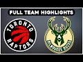 Toronto Raptors Vs Milwaukee Bucks Full Team Highlights October 24 2025