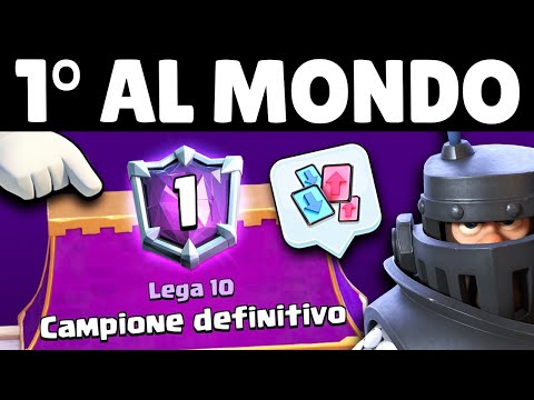 REAZIONE al PRIMO al MONDO nella NUOVA LADDER! - Clash Royale