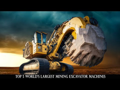 Top 5 World's Largest Mining Excavator Machines | Behemoths of Earth Extraction! #largestexcavators