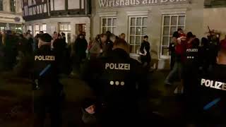 Erfurt, Corona und dir Polizei SEIN VATER