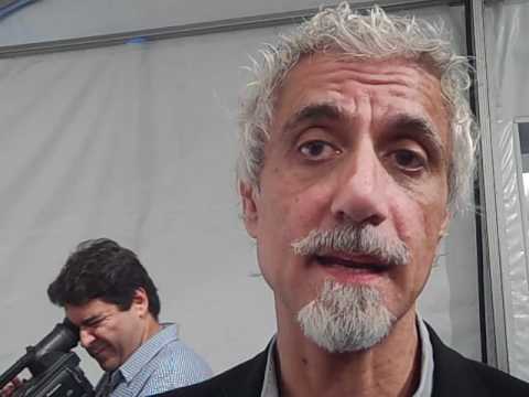 Backstage Interview with Ric Pipino for Rosa Cha During NY Fashion Week