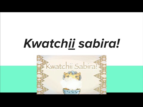 Let's speak uchinaaguchi! - Kwatchii sabira