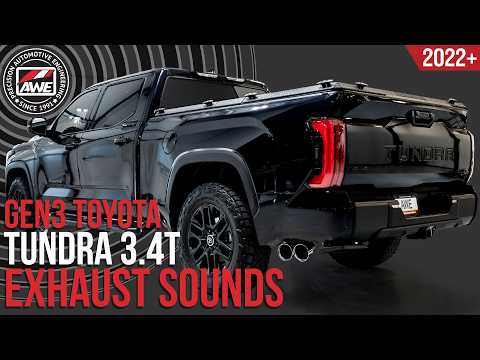 2022+ Gen3 Toyota Tundra Exhausts: AWE 0FG Catbacks w/ BashGuard™