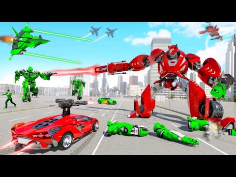 Flying Jet Robot Car Multi Transform * Android Gameplay