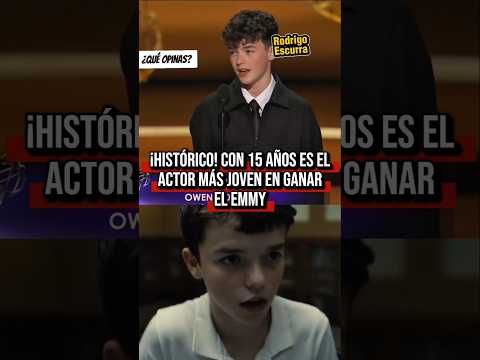¡HISTORIA en los EMMYS 2025! Actor de ADOLESCENCIA es el más JOVEN en llevarse el PREMIO con 15 años