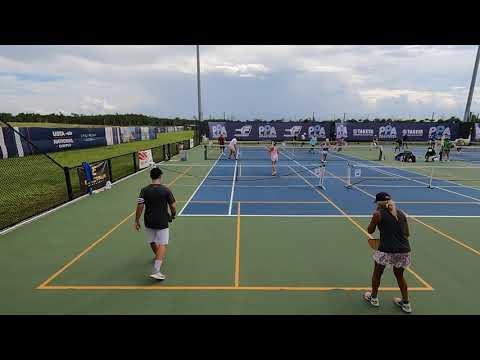 9/12/21 Orlando Cup Mixed 5.0 50+ Johnston/Bixler vs Hickman/Jauschneg