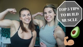 Top 5 Muscle Building Tips- For Women