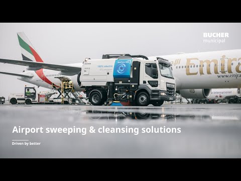 Bucher Municipal - Airport sweeping & cleansing solutions