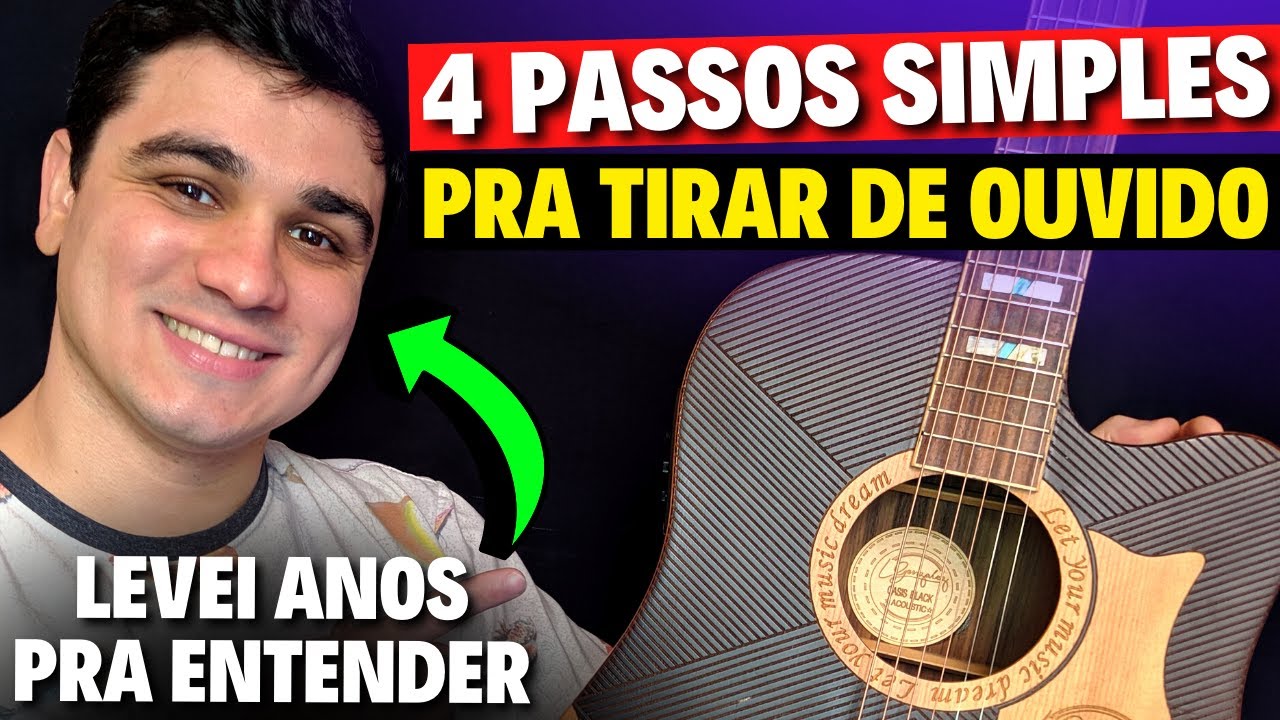 🎸COMO TIRAR SOLOS DE OUVIDO E NÃO DEPENDER DE TABLATURAS - Aula de violão