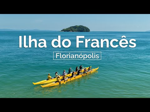 We paddled to Ilha do Francês (Florianópolis).