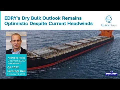 EDRY's Dry Bulk Outlook Remains Optimistic Despite Current Headwinds - Q4 '22