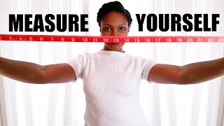 HOW TO MEASURE YOURSELF for Online Shopping & Sewing | BlueprintDIY