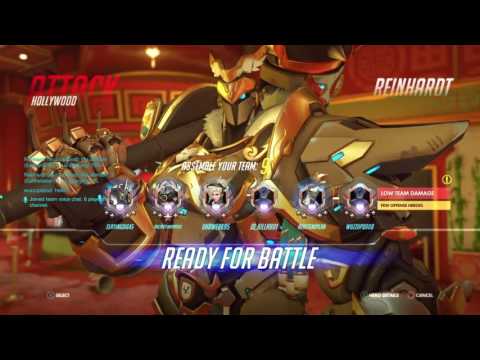 Overwatch Toxic player easily gets triggered