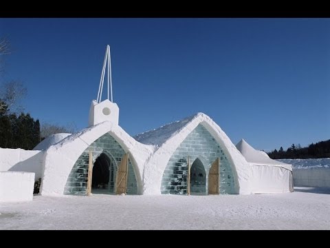 Ледяной отель в Квебеке (Hotel of Ice).