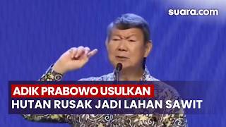 Download lagu Adik Prabowo Usulkan Pemanfaatan Lahan Hutan Rusak untuk Sawit untuk Proyek Biodiesel B50 hingga B10 mp3