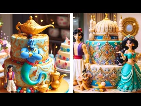 👑 Princess Jasmine Cake 🎂 – A Royal Celebration in Agrabah Style!