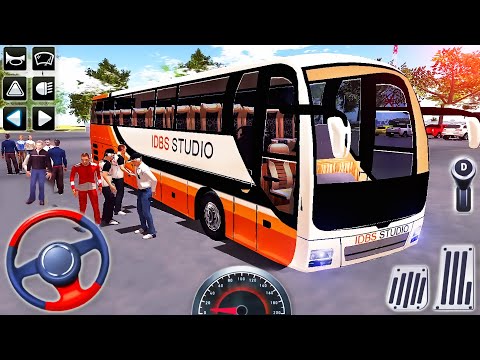India Mobile Bus Driver Simulator - New Bus Transporter First Driving - Android GamePlay #2